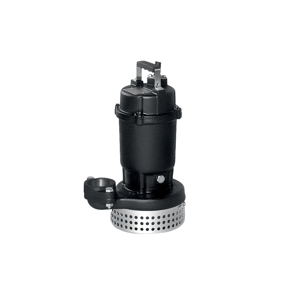 Submersible pump with semi-open impeller