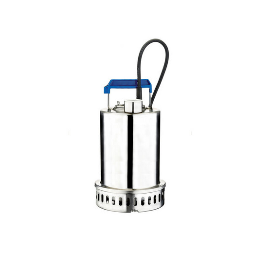 Submersible pump made entirely of AISI 304 stainless steel